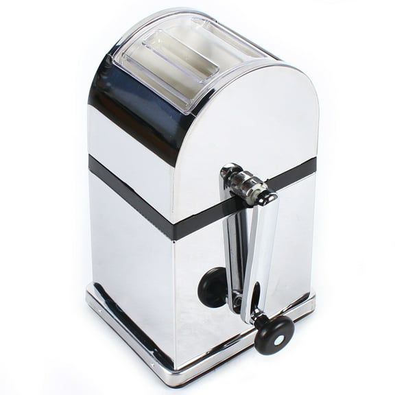 Shaved Ice Maker, Rust-Resistant, Stainless Steel Blades, Ergonomic Hand Crank, Ideal for Iced Coffee or Cola, Perfect Gift