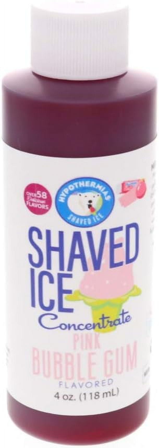 Shaved Ice and Snow Cone Syrup Unsweetened Flavor Concentrate 4 Fl Oz