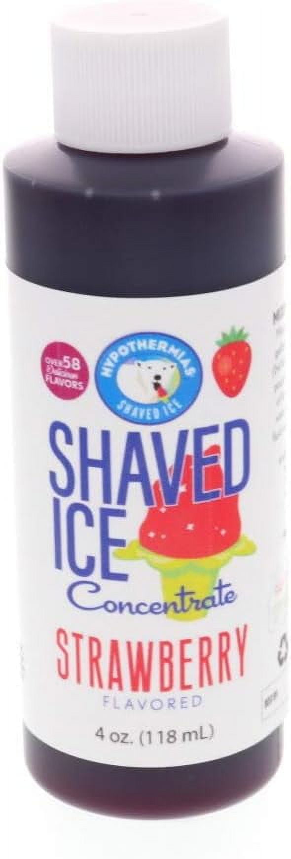 Shaved Ice and Snow Cone Syrup Unsweetened Flavor Concentrate 4 Fl Oz