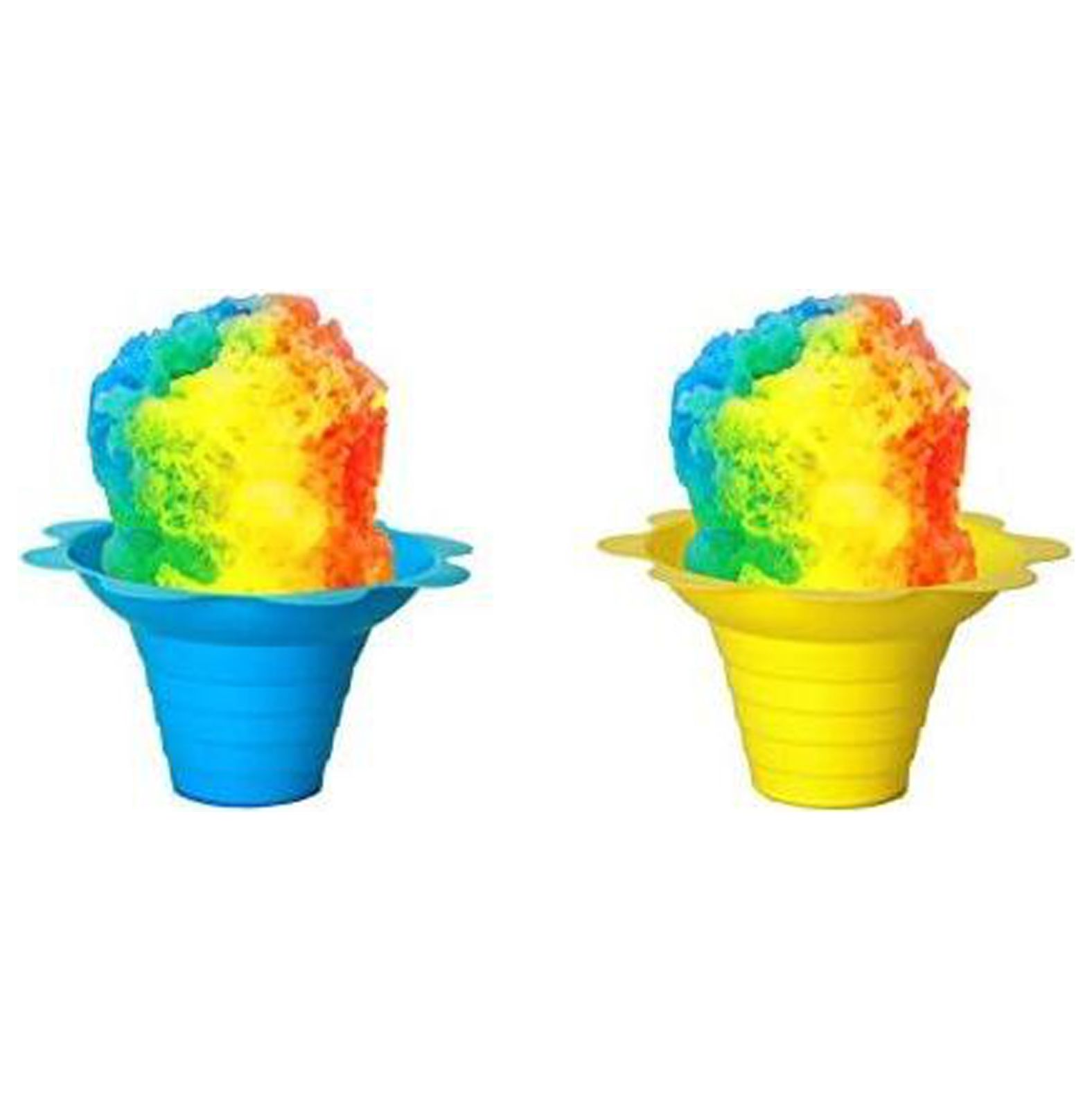Shaved Ice or SNO Cone Flower Cups, 4 Ounce (Small), Case of 500