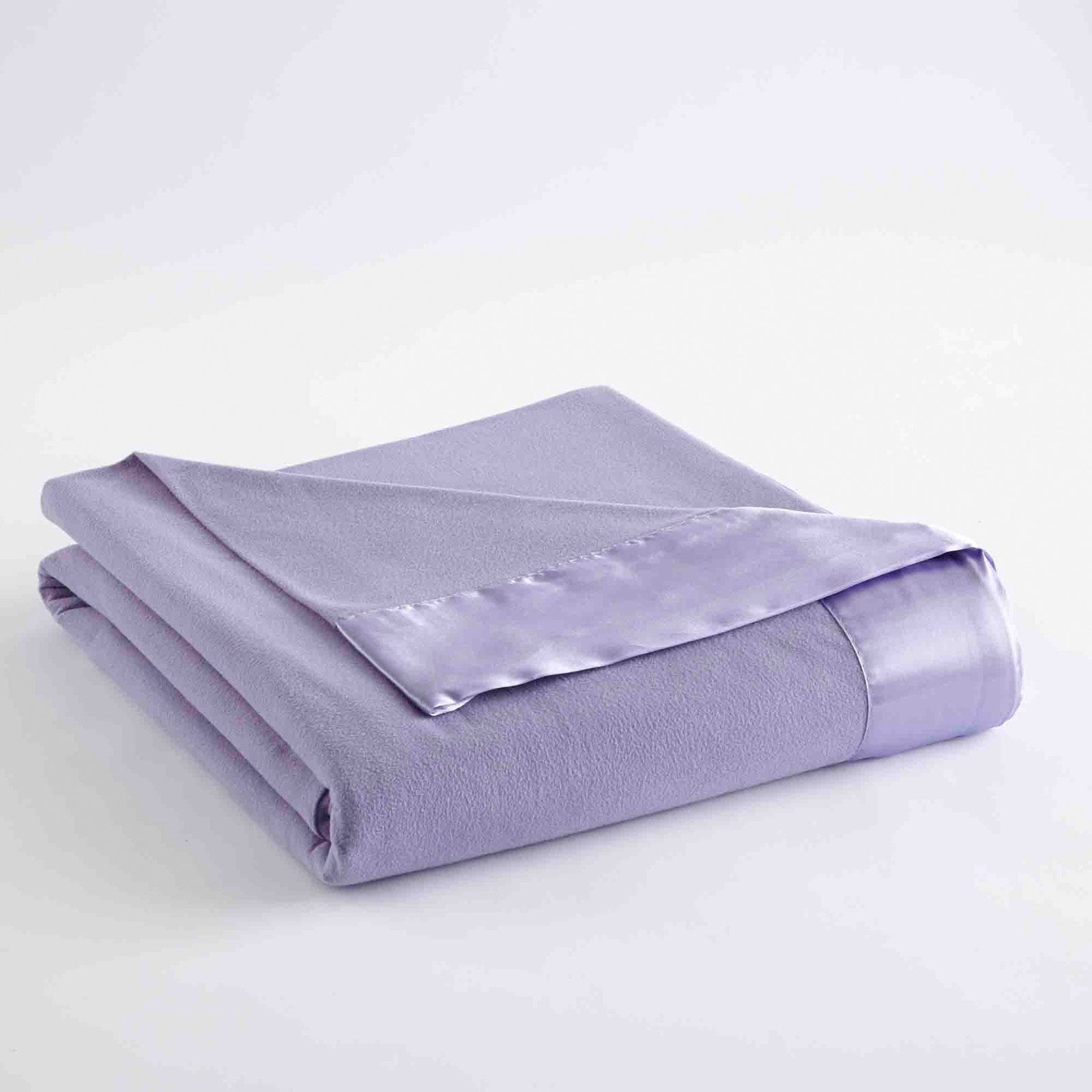 King Size Amethyst Fleece Sherpa Knitted Blanket