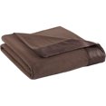 thumbnail image 1 of Shavel Home Products All Seasons Sheet Blanket, Twin, Chocolate, 1 of 2