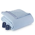thumbnail image 1 of Shavel Home Products Micro Flannel® Reverse to Sherpa Electric Blanket, Full, Wedgewood, 1 of 2
