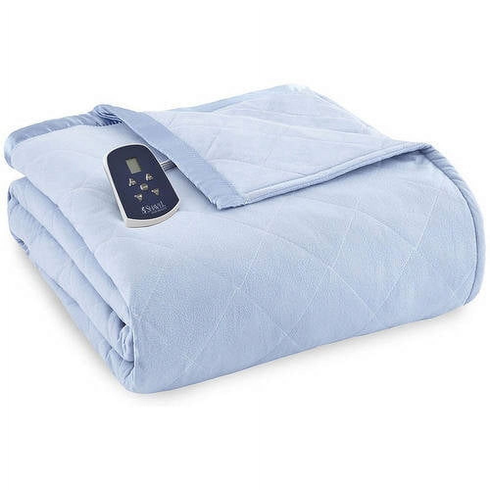 Electric Heated Blanket Micro Flannel with Sherpa Back