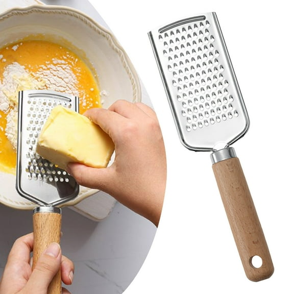 Shaver Plane Grater for Kitchen Everyday Use Plane Zester for Vegetable and Fruit Grating Efficient Kitchen Tool, 22x6 cm, Silver
