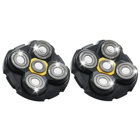 Shaver Replacement Heads Compatible with Microtouch Titanium Head Shaver (2 Pack)