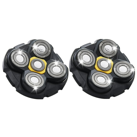 Shaver Replacement Heads Compatible with Microtouch Titanium Head Shaver (2 Pack)