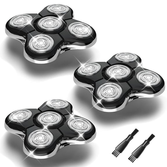 Shaver Replacment Heads Compatible with Remington Balder Pro XR7000 Head Shaver ,Black,3 packs