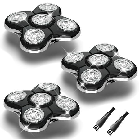 Shaver Replacment Heads Compatible with Remington Balder Pro XR7000 Head Shaver ，Black，3 packs