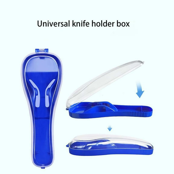 Shaver Travel Knife Holder Storage Box, Designed For Portable And Secure Razor Storage With Snug Fit, Compatible With Zhishun And Fengyin Series Razors, Keeps Blades Organized And