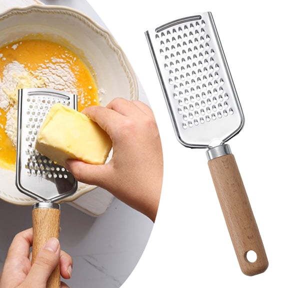 Shaver2 Plane Grater Plane Zester Vegetable Zester Fruit Zester Grater for Kitchen Prep and Fine Grating, 22x6cm, Silver