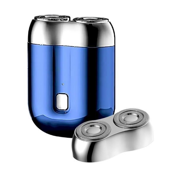 Shavers for Men - 2025 New Mini Dual-Head Electric Shaver for Men USB Rechargeable, Waterproof Compact Pocket Shaver USB Mini Shavers for Face, Portable Electric Travel Razor with Magnetic Heads