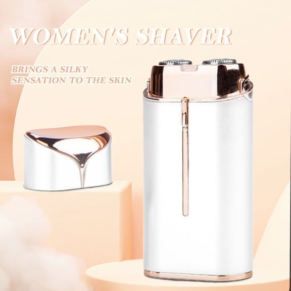 Shavers for Women, Portable Electric Razor for Women Floating Head Wet Dry Hair Remover for Underarms Legs Bikini Compact Travel Razor for Sensitive Skin Grooming