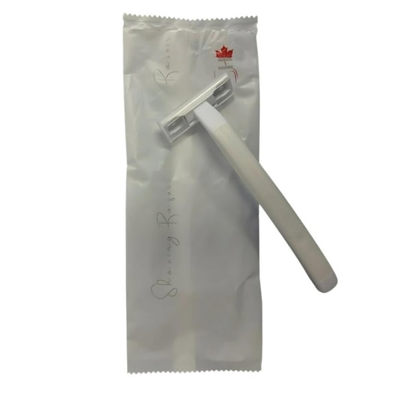 Shaving Razor Twin Blades Guest Bathroom Amenity individual plastic Bulk Economy Packing 200's/ Box