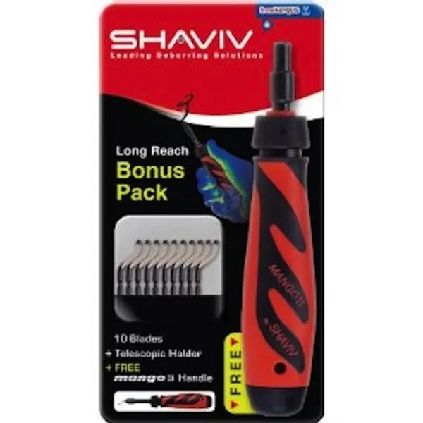 Shaviv 29252 Bonus Pack Deburring Tool Kit 155-00180 10 B10 Blades Included