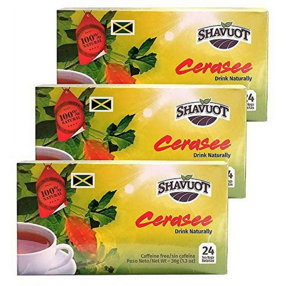 Shavuot Jamaican Cerasee Tea 20 Tea Bags (Pack of 3)