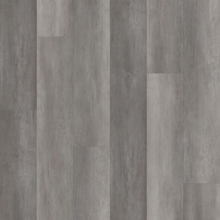 Shaw 5599V Philosopher's Tree 9" X 63" Embossed Vinyl Flooring - Graphite Steel