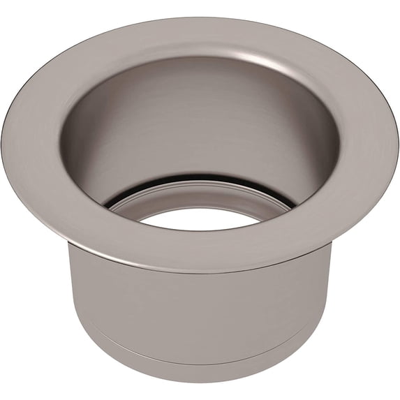 Shaw Extended 2 1/2" Disposal Flange Or Throat For Fireclay Sinks And Shaws Sinks In Satin Nickel