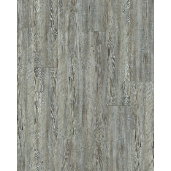 Shaw Floors SA62900400 Cornerstone Plank Vinyl Flooring, Weathered Barnboard, 51 Square Feet