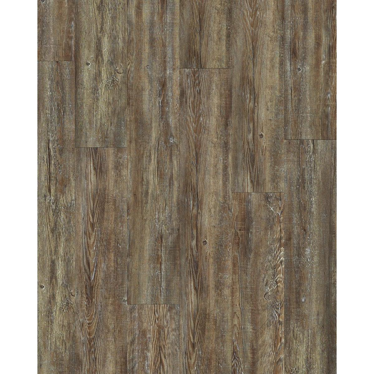 Shaw Floors Cornerstone Plank Vinyl Flooring, Tattered Barnboard - Waterproof - 51 Sq Ft