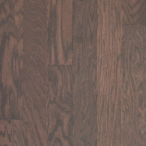 Shaw Sw695 Timeless Oak 5" Wide Smooth Engineered Hardwood Flooring - Coffee Bean