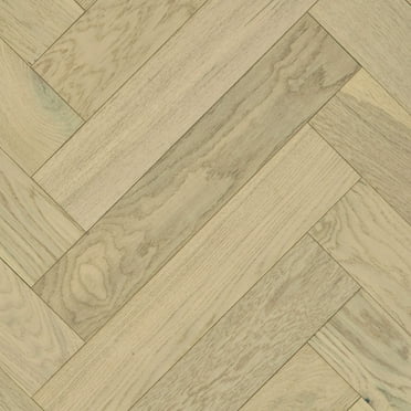 Shaw Sw706 Empire Oak Herringbone 4-3/4" Wide Wire Brushed Engineered Hardwood Flooring -