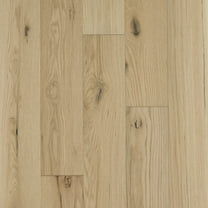 Shaw Sw714 Sanctuary Oak 6-3/8" Wide Wirebrushed Engineered Hardwood Flooring - Fireside