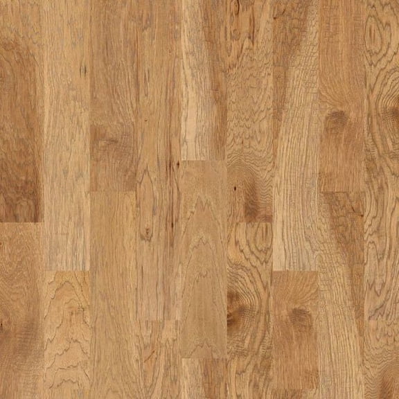 Shaw Sw741 Pebble Hill 6" Wide Handscraped Engineered Hickory Hardwood Flooring - Bravo
