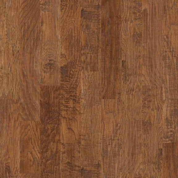 Shaw Sw741 Pebble Hill 6" Wide Handscraped Engineered Hickory Hardwood Flooring - Warm