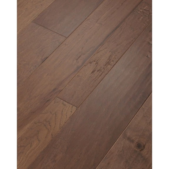 Shaw Sw742 Pebble Hill Mixed Width Varying Widths Handscraped Engineered Hickory Hardwood