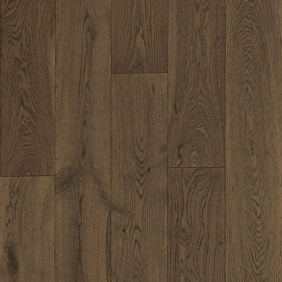 Shaw Sw753 Utmost 8" Wide Wire Brushed Engineered White Oak Hardwood Flooring - Grounded
