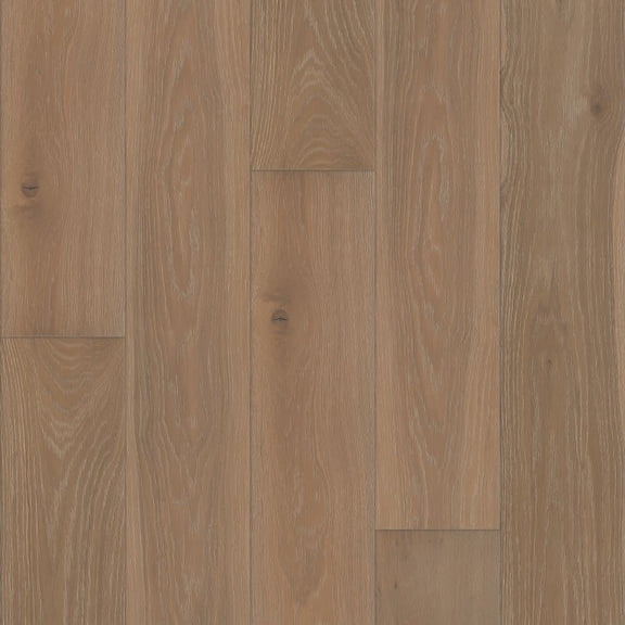 Shaw Sw754 Expressions 9" Wide Wire Brushed Engineered White Oak Hardwood Flooring - Mural