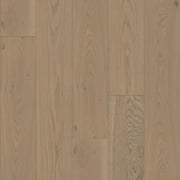 Shaw Sw754 Expressions 9" Wide Wire Brushed Engineered White Oak Hardwood Flooring -
