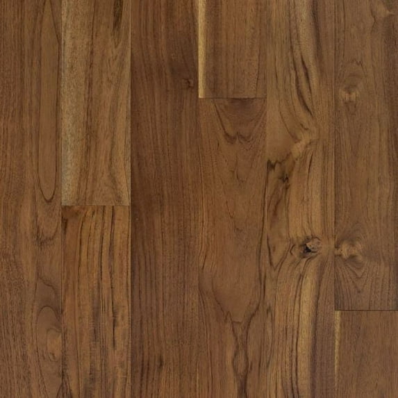 Shaw Sw763 Regatta Teak 5" Wide Smooth Engineered Teak Hardwood Flooring - Maritime
