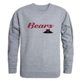thumbnail image 1 of Shaw University Bears Script Crewneck Sweatshirt, Heather Grey - Small, 1 of 1