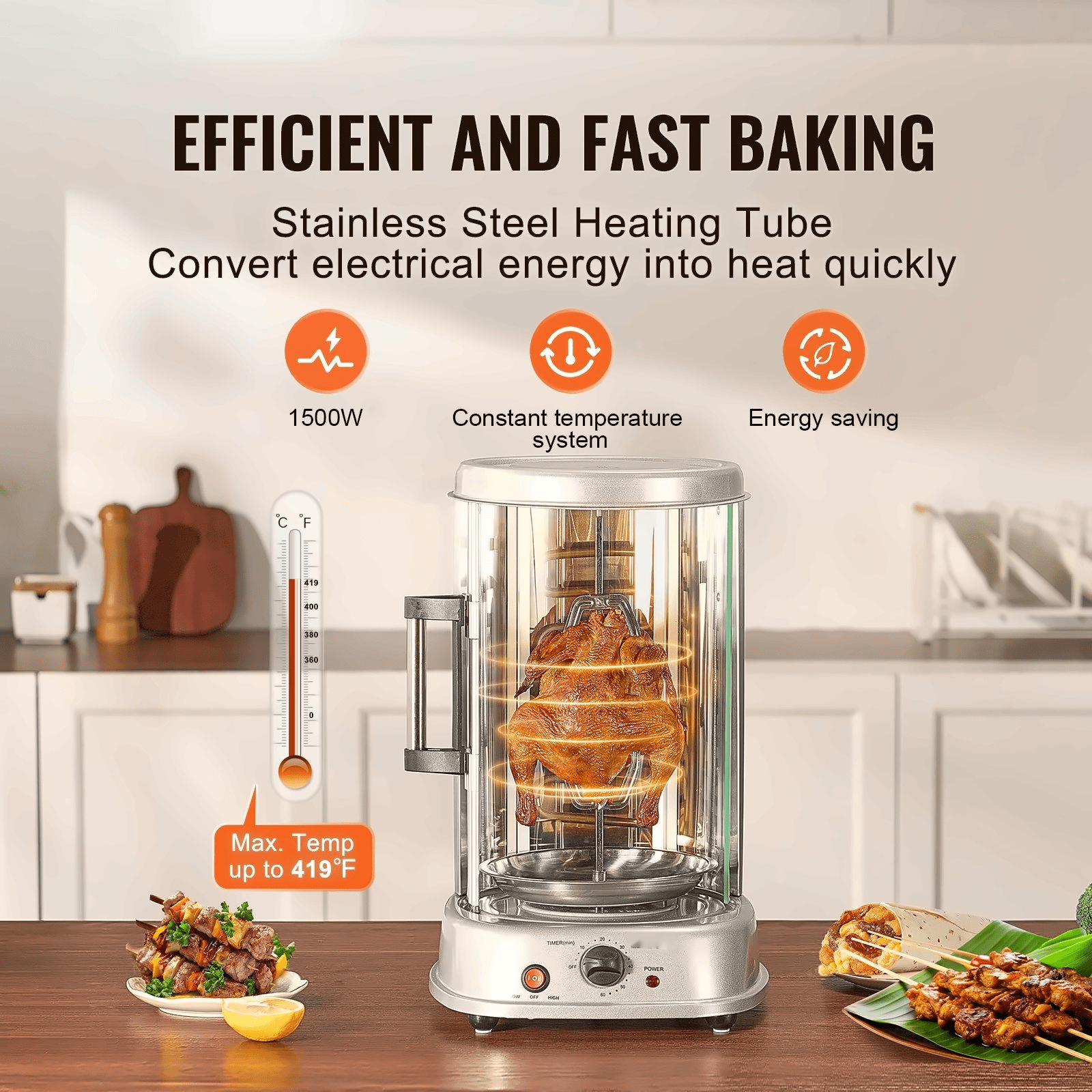 Electric Kebab Grills for Home Cooking