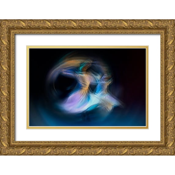 Shawki, Mohamed 32x23 Gold Ornate Wood Framed with Double Matting Museum Art Print Titled - Untitled