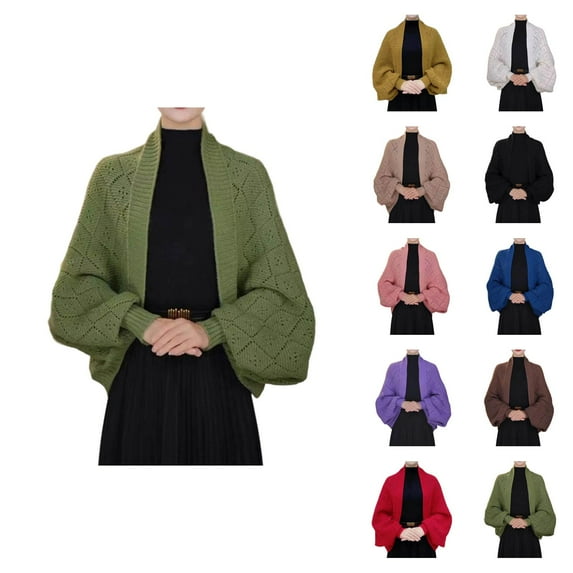 Shawl Cardigans for Women 2025 Hollow Out Knit Slouchy Wrap Cardigan Shawl Coat Lightweight Slouchy Knit Cover Up