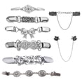 thumbnail image 1 of Shawl Chain Clips Elegant Fashion 8 Styles Sweater Clips for Formal Occasion, 1 of 6