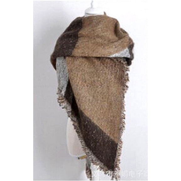Shawl /Wrap -Block Prints - Beige Color - SF-RUM03BEI