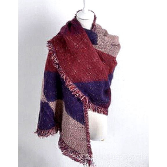 Shawl /Wrap -Block Prints - Multi Color - SF-RUM03MULT
