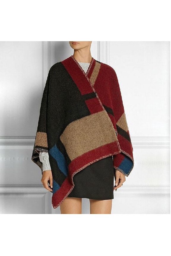 Shawl /Wrap - Multi Color Blocks Prints - SF-RUM05