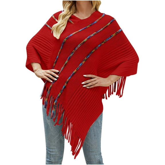 Shawl Wraps For Women Dressy, Womens Sotf Knit Tassel Solid Color Warm Cloak Scarf Wraps For Evening Weddings Party Spring Saving Clearance