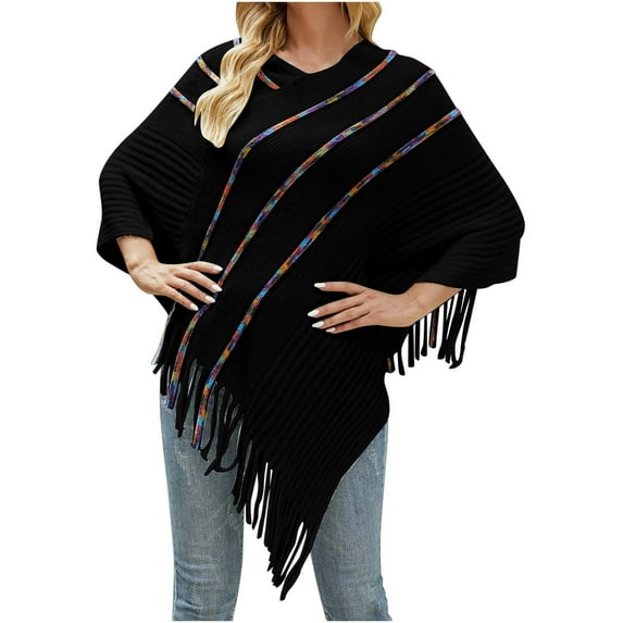Shawl Wraps For Women Dressy, Womens Sotf Knit Tassel Solid Color Warm Cloak Scarf Wraps For Evening Weddings Party Spring Saving Clearance