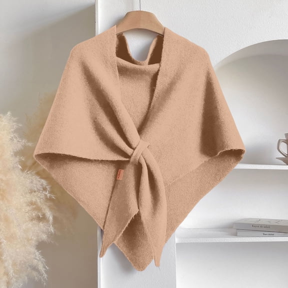 Shawl Wraps For Women Pashmina Wraps Knitted Wool Shawls Sweater Shawl Scarf Shrug Cardigan Camel Free