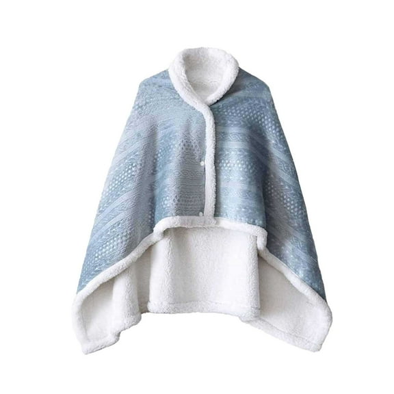 Shawl Wraps For Women Winter Wearable Blanket Shawl Throw Plush Comfy Wearable Blanket Warm Blanket Cape Cover Bed Sofa Car Blanket Scarf