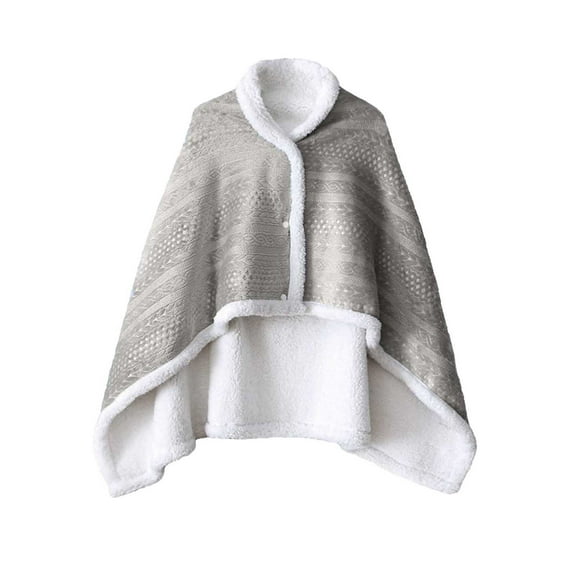 Shawl Wraps For Women Winter Wearable Blanket Shawl Throw Plush Comfy Wearable Blanket Warm Blanket Cape Cover Bed Sofa Car Blanket Scarf