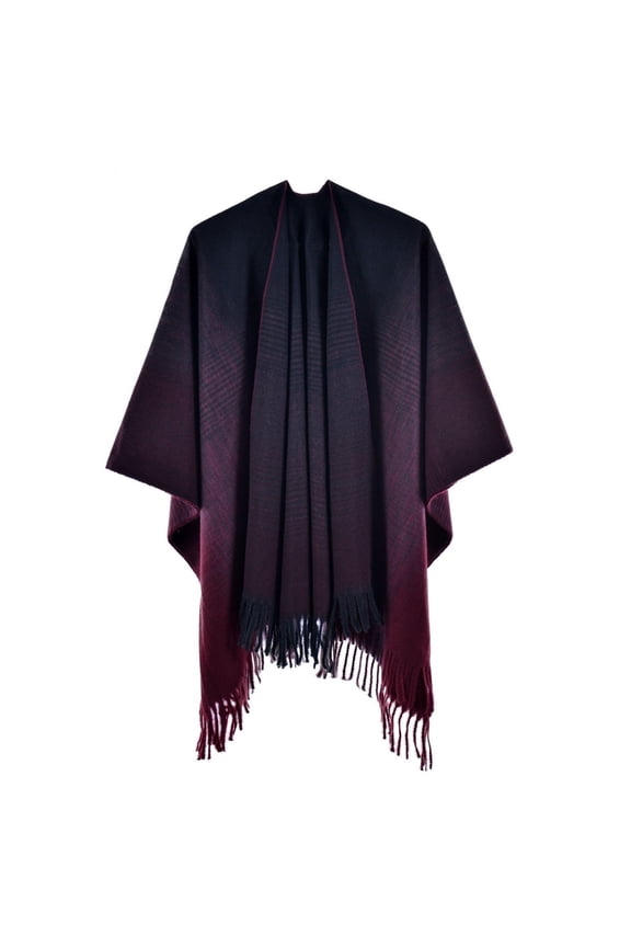 Shawl Wraps For Women Winter Women's Shawl Wrap Poncho Sweater Open Front Cape For Fall Winter Scarf