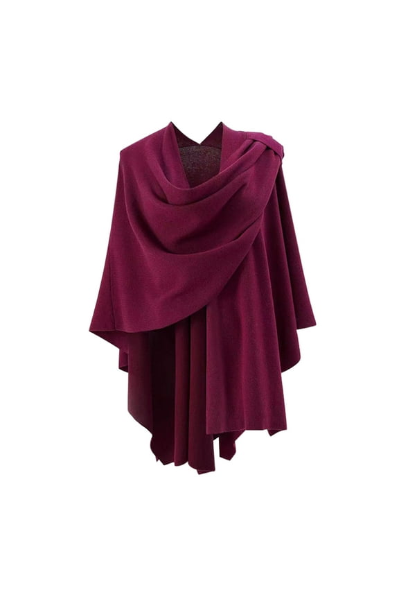 Shawl Wraps For Women Womens Large Front Ponchos Knitted Sweater Wrap Topper Fall Winter Elegant Shawls Cape Concert Dress Scarf