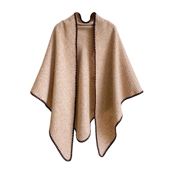 Shawl Wraps Pashmina Scarf for Women Winter Multi Colored Kint Feel Pashmina Shawls Scarf Warm Scarves Womens Long Windproof Warm Fashion Cloak Shawl Cardigan Shawl Pashmina Wraps Ponchos for Women